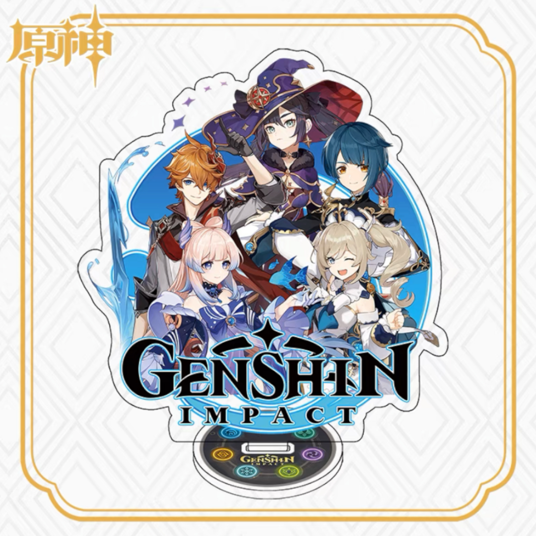 Acrílico genshin impact hydro